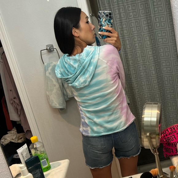 NWOT! Tie dye Pullover Drawstring Hoodie - Picture 3 of 7